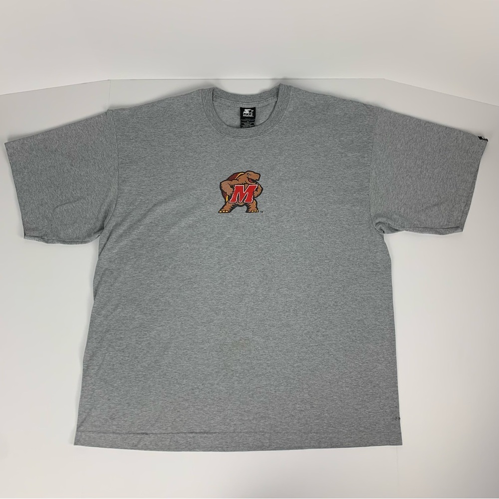 Vintage Maryland Terrapins Starter T-Shirt Terps Team UMD University Tee Size XL